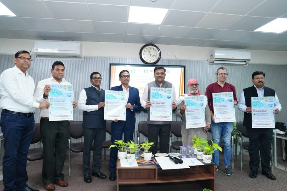 CS Bardhan released the poster and brochure of the proposed 6th Dehradun International Science and Technology Festival at Vigyan Dham.