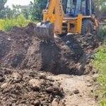MDDA takes major action, bulldozer runs on illegal plotting on Shimla bypass road