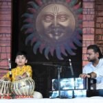 The attractive melodious tunes and music of school children at Virasat Sadhna made the atmosphere grand and full of joy.