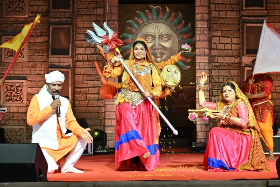 The magic of Kumaoni songs captivated the audience at the Virasat evening.