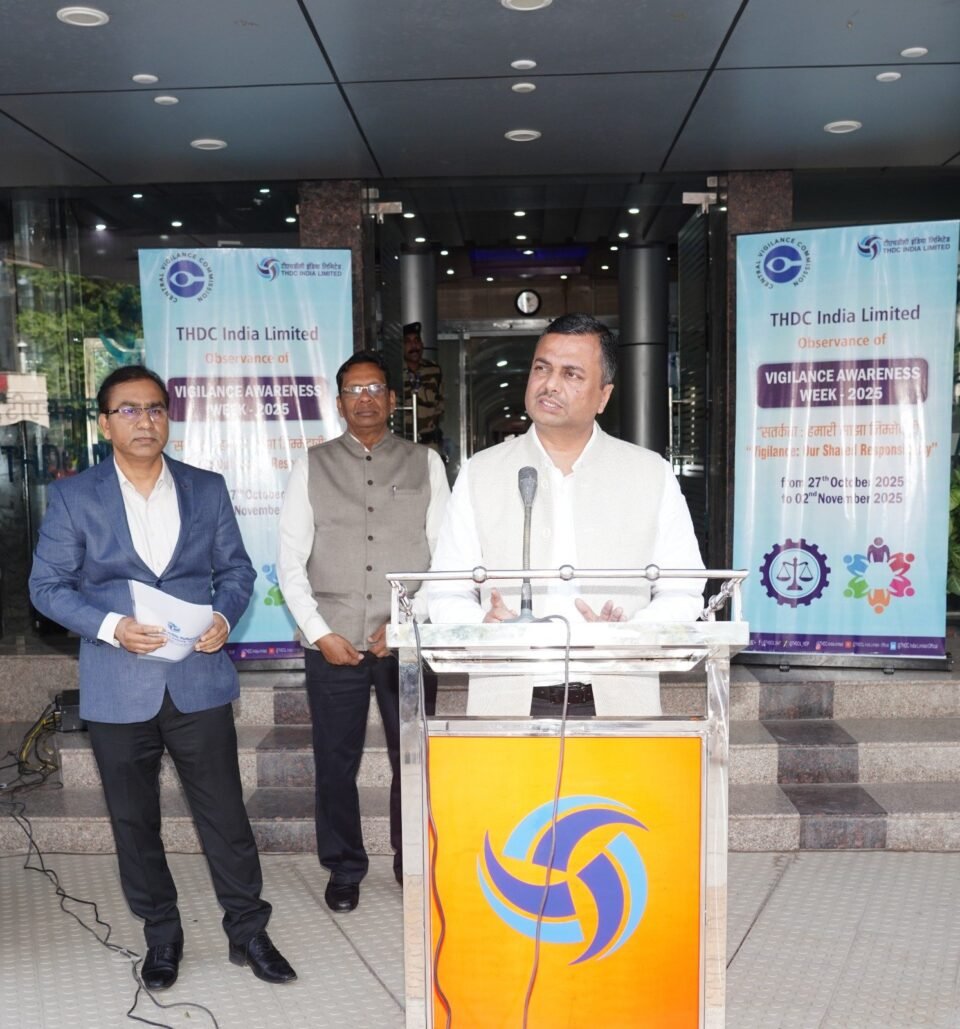 Vigilance Awareness Week 2025 launched at THDC India Limited