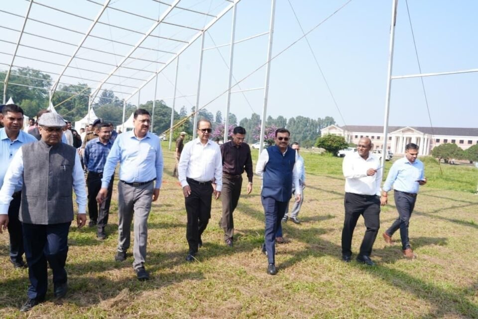 Chief Secretary reviews preparations for the main event to be held during the Silver Jubilee celebrations