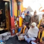 The doors of Adi Kedareshwar and Shankaracharya temples were closed.