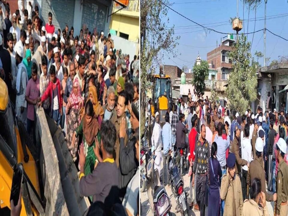 UJVNL bulldozes encroachment, demolishes 50 houses