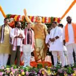 CM Dhami participated in the unveiling ceremony of a statue of Bharat Ratna and former Prime Minister Atal Bihari Vajpayee in Andhra Pradesh.