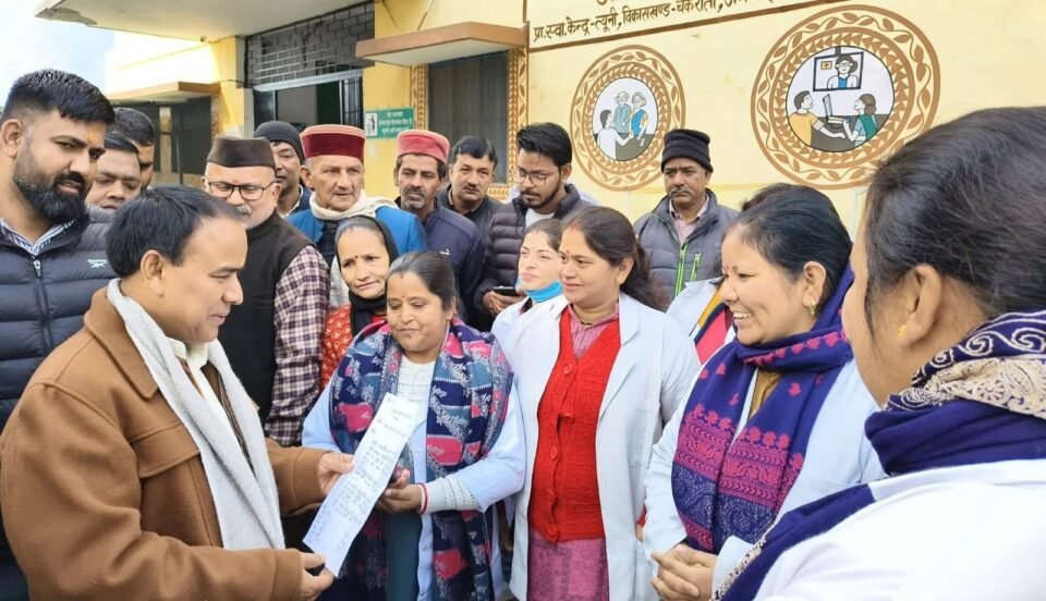 Cabinet Minister Dr. Dhan Singh Rawat on a two-day visit to the Jaunsar Babar region.