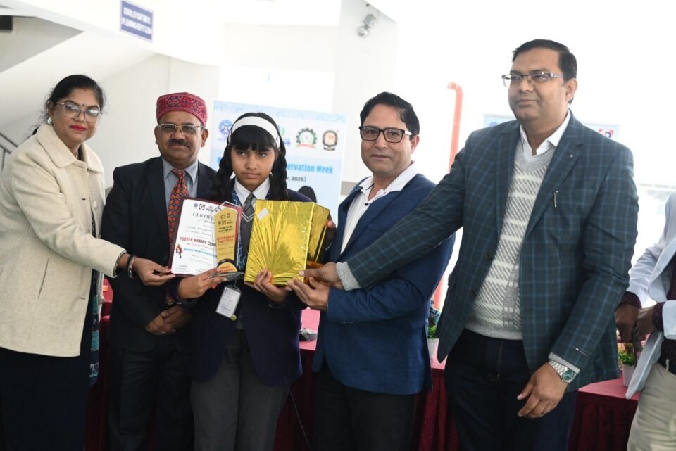 On Energy Conservation Day, a poster making competition was held at Doon International School, and 26 students received attractive prizes.