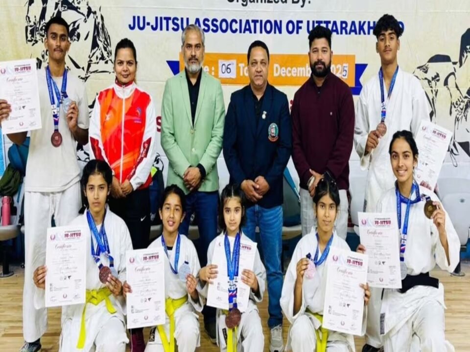 Rishikesh players shine in the State Jujitsu Championship