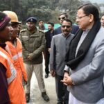 Chief Minister Dhami conducted an on-site inspection of the Kainchi Dham bypass and reviewed the progress of the work.
