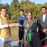 DRM, Moradabad, Vineeta Srivastava paid a courtesy call on CM Dhami.