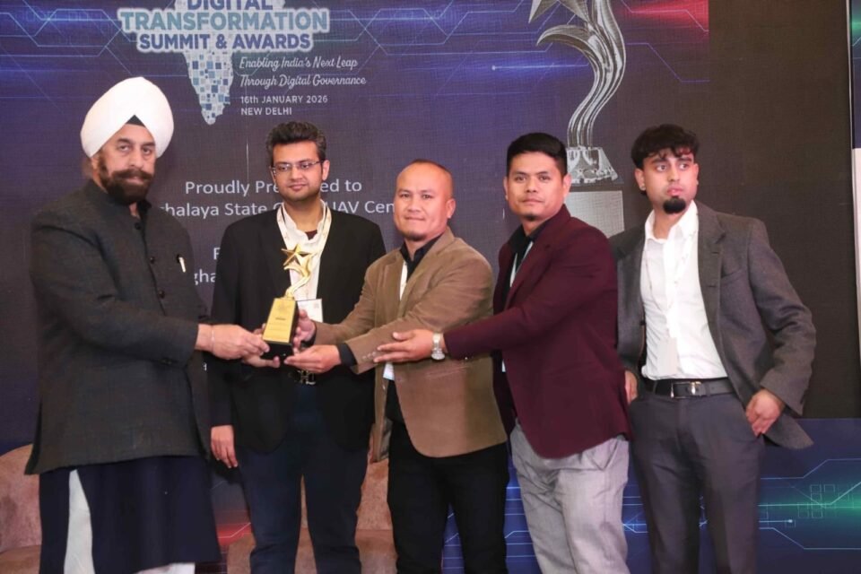Meghalaya receives three national awards for geospatial technology, digital governance, and public service.