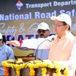 CM Dhami flagged off the marathon organized for the purpose of road safety awareness and environmental protection.