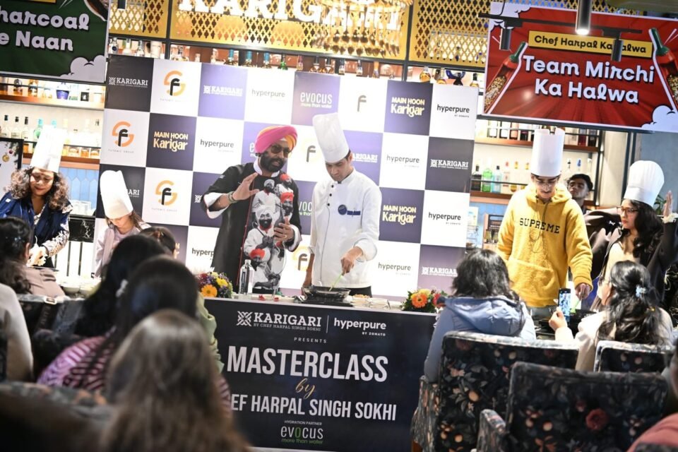 Chef Harpal Singh Sokhi hosted a live culinary masterclass in Dehradun.