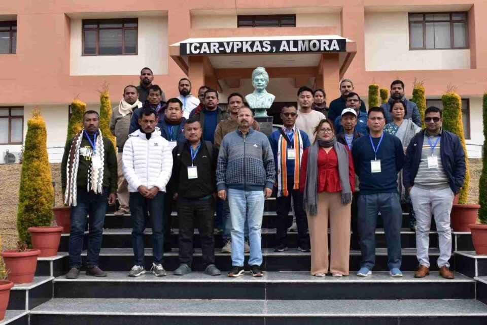 Farmers in northeastern India are being trained in climate-resilient farming techniques.