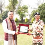 ITBP Director General made a courtesy call on the Chief Minister