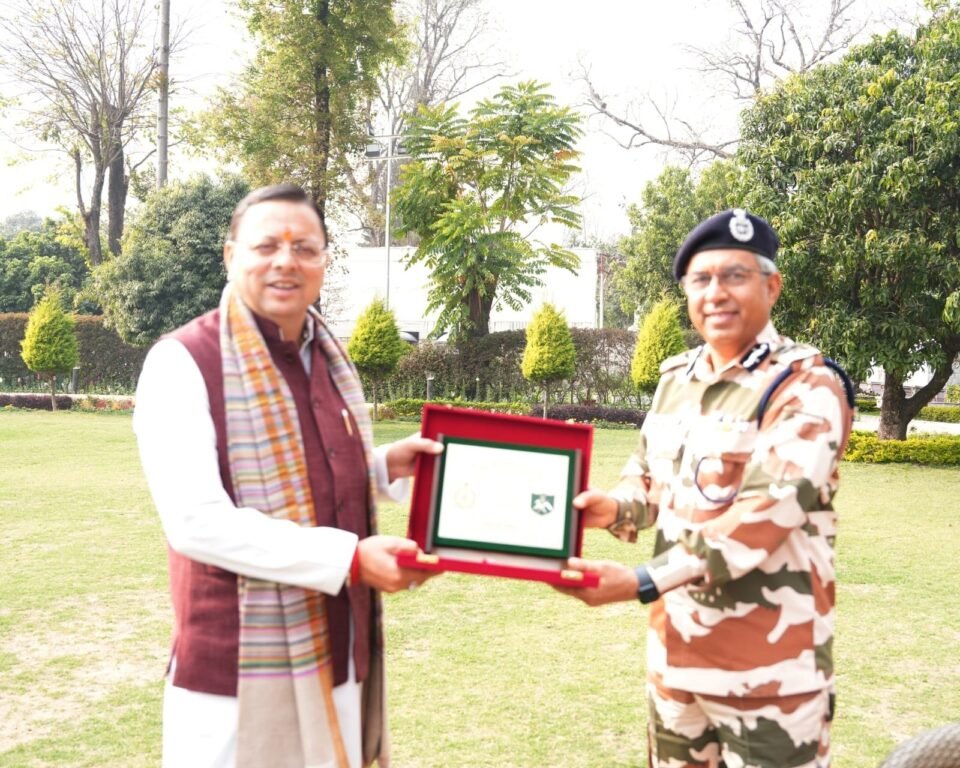ITBP Director General made a courtesy call on the Chief Minister