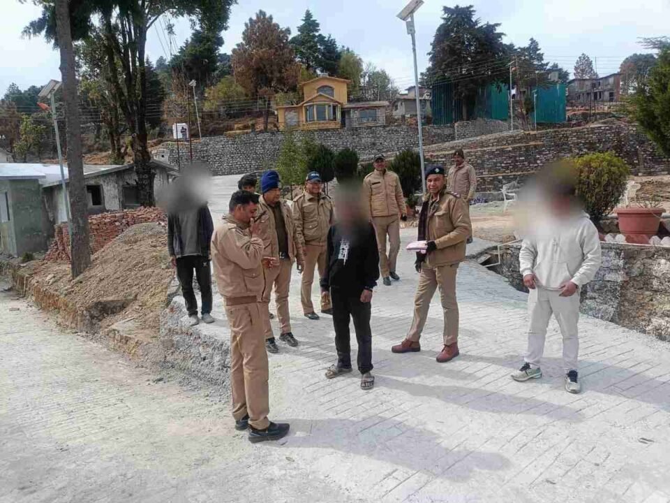 Intensive verification campaign was carried out in Almora under Operation Crack Down.