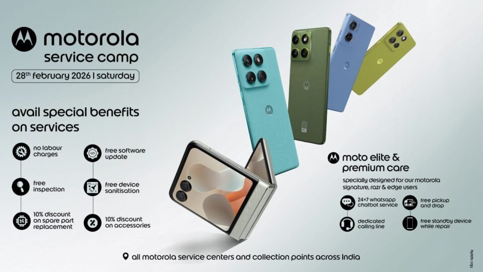 Motorola launches nationwide monthly service connect and free doorstep service across all its service touchpoints
