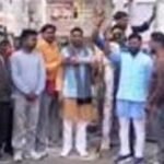 MLA Behad Staged a Sit-in at Darau Chowk Demanding a Road Cut.
