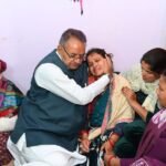Minister Ganesh Joshi met the family of the youth who died in the Maldevta accident and assured them of all possible help.