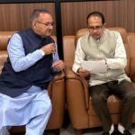 State Agriculture Minister Ganesh Joshi met Union Agriculture Minister Shivraj Singh Chouhan and requested him to immediately release Rs 90 crore under the Gherbaad Scheme.