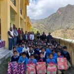 Course materials were distributed to needy children by the Help Cross Trust, Dehradun.