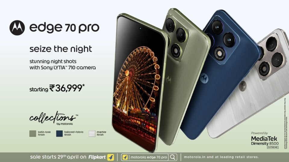 Motorola has launched the Motorola Edge 70 Pro.