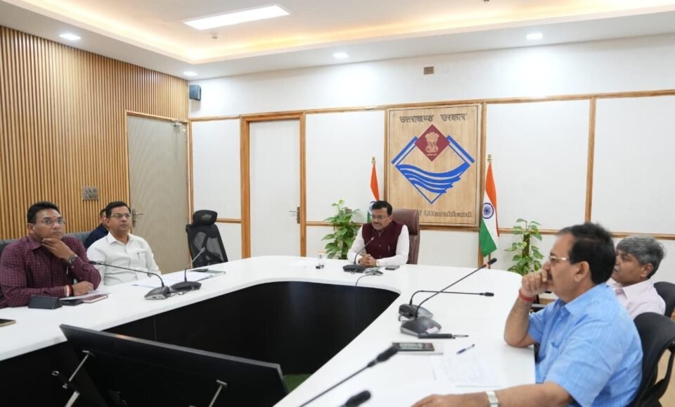 Chief Secretary Reviews State's Ropeway Projects
