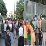 Laborer killed after being struck by speeding dumper; irate mob creates ruckus.