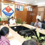 Meeting of the State-Level Implementation and Monitoring Committee regarding PM POSHAN held under the chairmanship of the Chief Secretary.