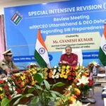 The Chief Election Commissioner held a review meeting regarding the upcoming SIA.