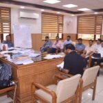 The Mela Officer reviewed the construction works for Kumbh 2027.