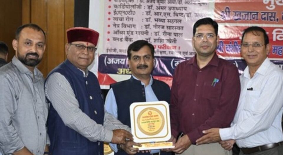 Health camp organized at the Press Club