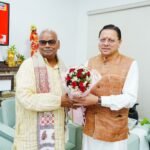 Rajasthan Cabinet Minister Madan Dilawar paid a courtesy visit to Chief Minister Pushkar Singh Dhami.