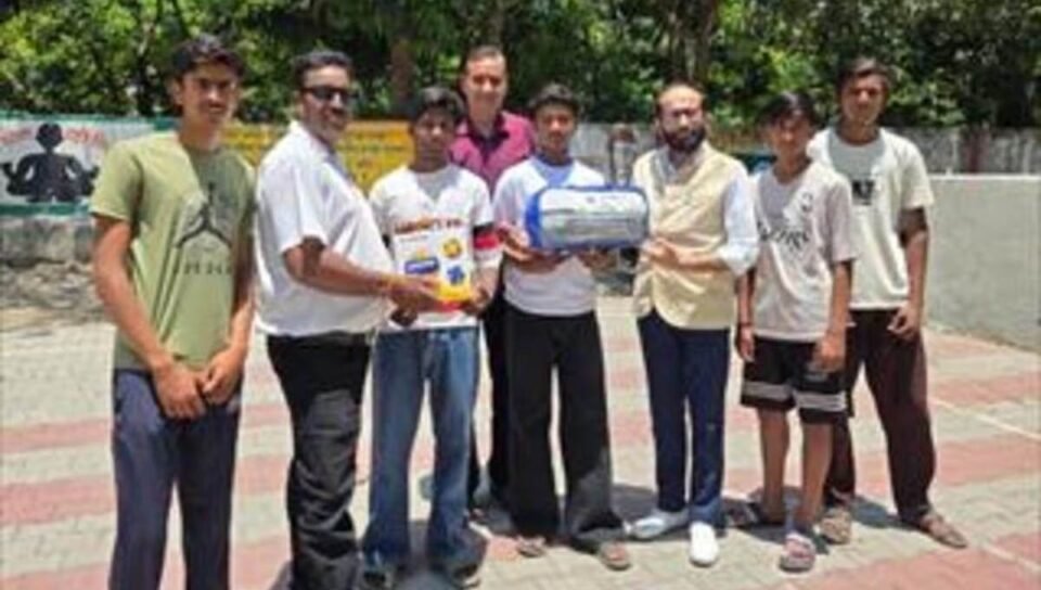 Sports Equipment Distributed to Youth; Awareness Raised on Staying Away from Drugs