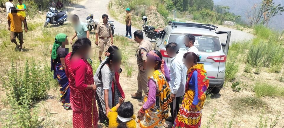 The Bhatrojkhan police, with the assistance of local villagers, conducted a combing search operation in the forest and safely recovered a missing woman.