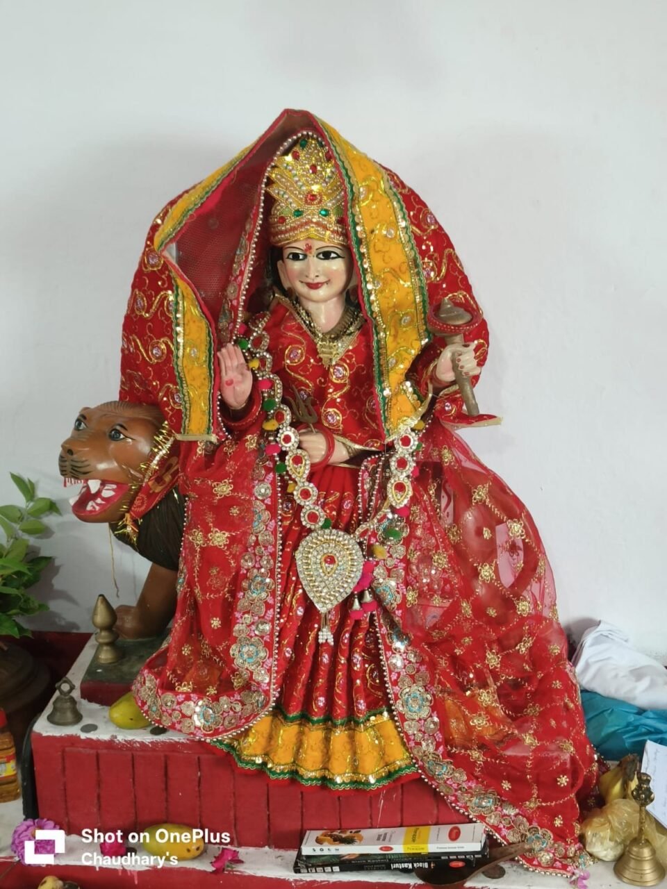 The foundation day of the Maa Vaishno Devi Temple in Chandrakhal Basot was celebrated with devotion, and a Bhandara (community feast) was organized.