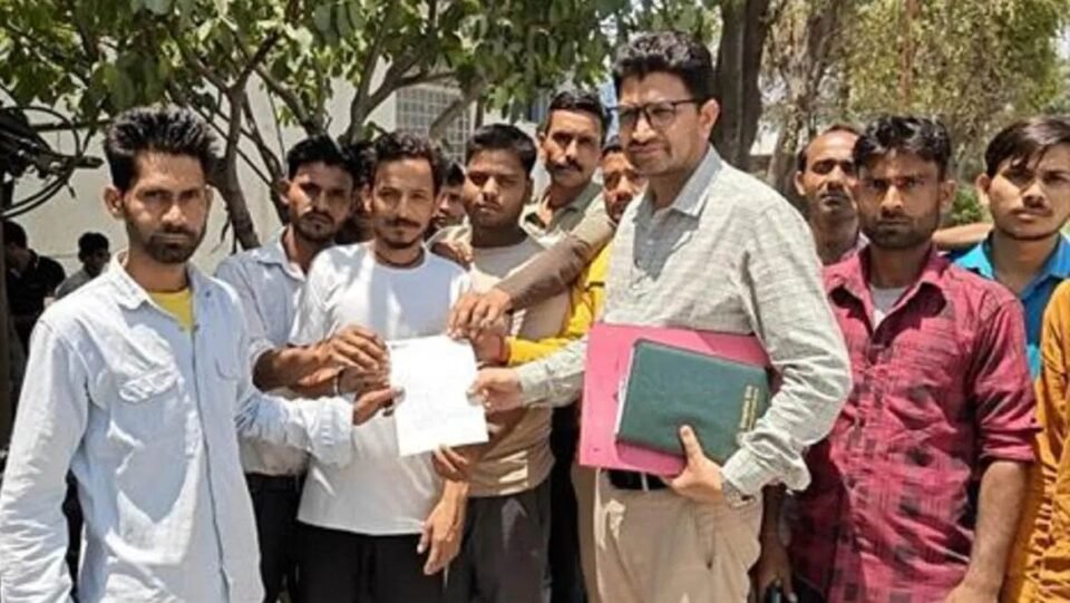 Workers accused the company of not paying wages.