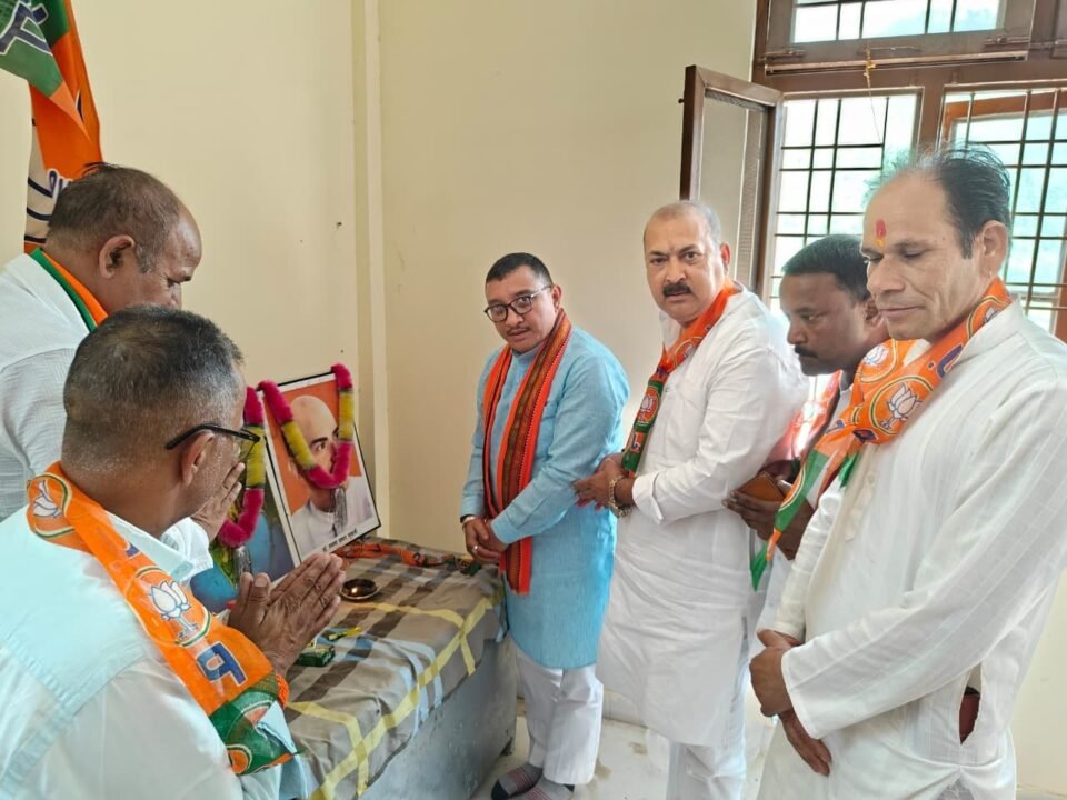 BJP organizational meeting concludes in Saboli Rautela Gram Sabha; party workers rally with determination for success in 2027.
