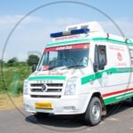Bhikiyasain’s ‘108’ ambulance service has been stalled for two days; patients are forced to seek help from Syalde, located 25–30 km away.