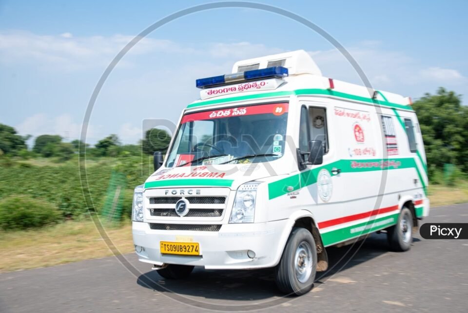 Bhikiyasain’s ‘108’ ambulance service has been stalled for two days; patients are forced to seek help from Syalde, located 25–30 km away.