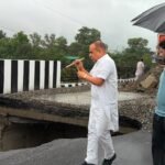 Bridge worth ₹16 crore could not last even 16 days Aryendra Sharma