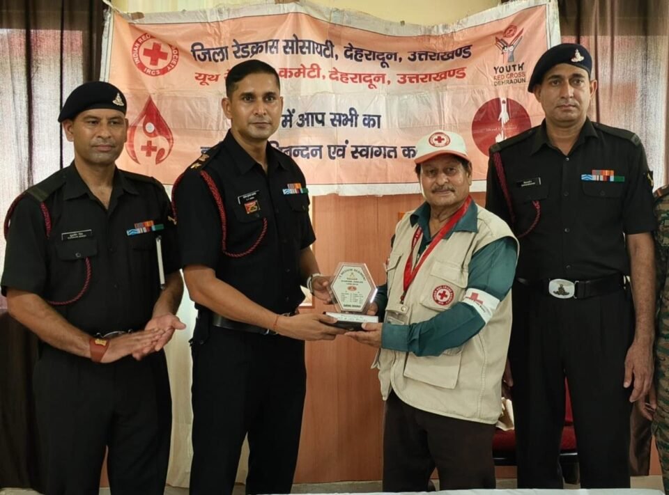 Dogra Regiment honors Dr. Anil Verma.