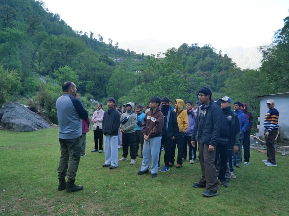 Edify World School students reach the 13,615-foot-high Darwa Top; a memorable expedition of courage and learning.