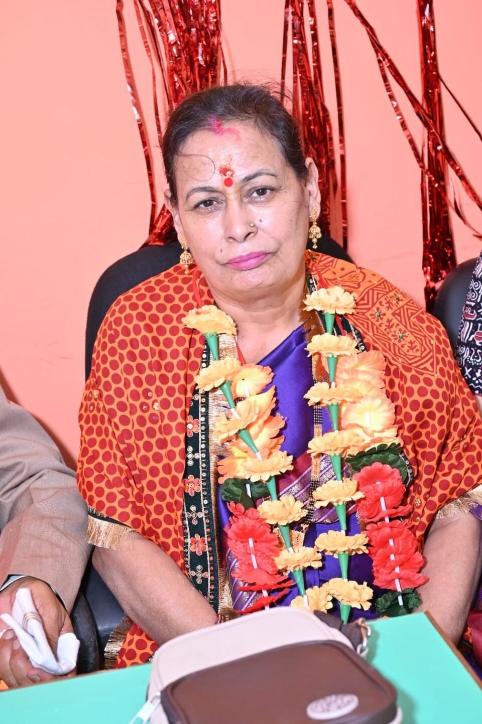 Jayanti Joshi promoted to the post of Female Health Supervisor after 37 years of outstanding service.