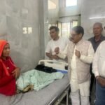 Kailash Pant, Chairman of the Labour Contract Board, visited a private hospital in Haldwani to inquire about the well-being of Kanti Devi—mother of senior BJP leader Prakash Pant—and wished her a speedy recovery.