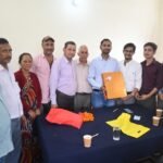 Sundar Kumar Gautam, Additional District Information Officer in Almora, has been transferred to Pithoragarh; staff and journalists bade him an emotional farewell.
