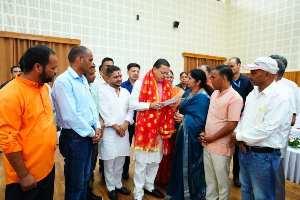 The Chief Minister heard public grievances at the Chief Minister's Camp Office.