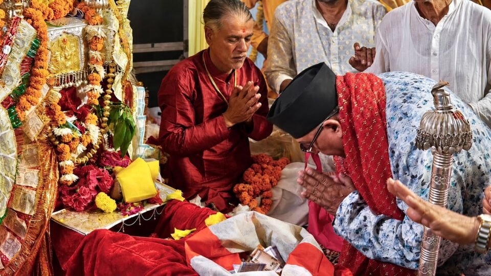 Tourism Minister Maharaj declared the sacred Boukh Nag Dham a tourist destination.