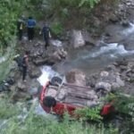 Car accident on Kalsi-Chakrata road; five tourists, including the driver, injured.